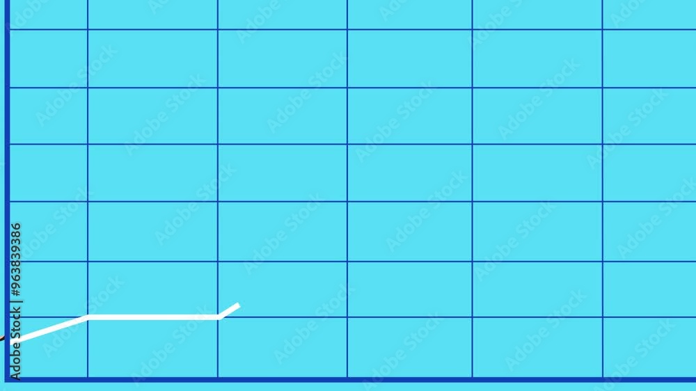 ビジネスの営業成績をグラフでイメージした動画です。 ビジネスの営業成績をグラフでイメージした動画です。