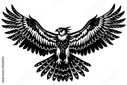 osprey bird vector silhouette, hawk osprey bird vector, osprey silhouette
