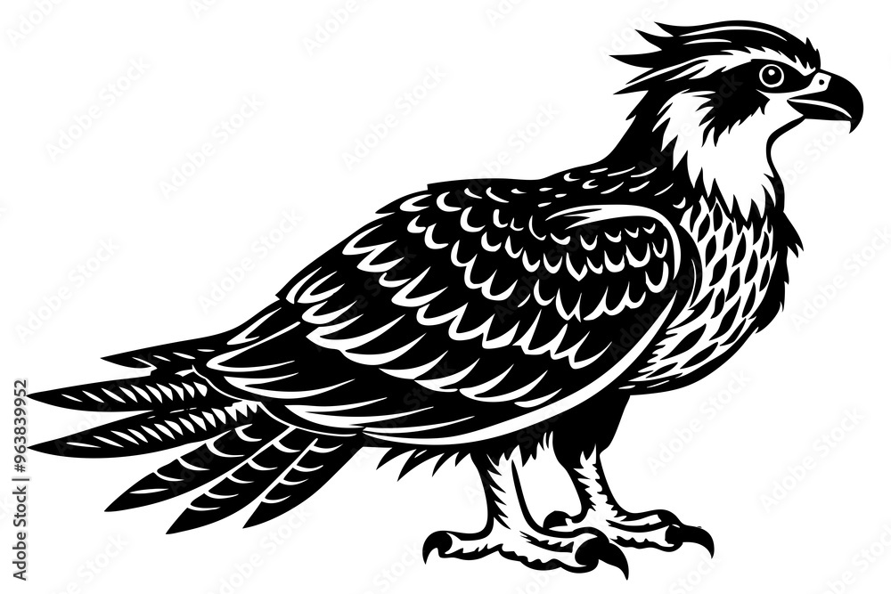 osprey bird, osprey silhouette vector, hawk osprey bird vector illustration osprey bird, osprey silhouette vector, hawk osprey bird vector illustration