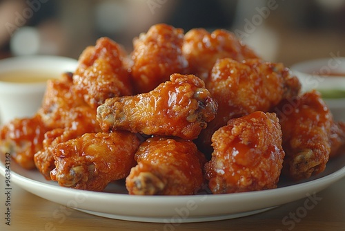 Buffalo wings, american buffalo wings, best-selling buffalo wings, popular buffalo wings, classic buffalo wings, spicy buffalo wings, buffalo wings food, buffalo wings photography, buffalo wings dish,