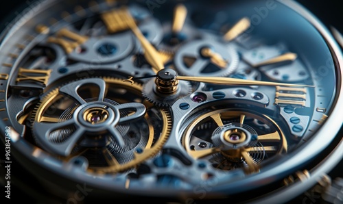 Wallpaper Mural gears inside a mechanical watch Torontodigital.ca