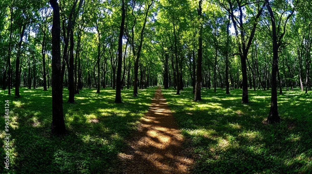 A serene woodland path surrounded by lush greenery and dappled sunlight. Perfect for nature lovers and outdoor enthusiasts. A serene woodland path surrounded by lush greenery and dappled sunlight. Perfect for nature lovers and outdoor enthusiasts.