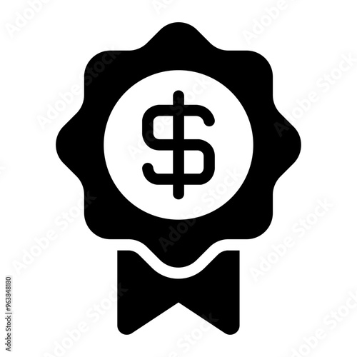 Dollar reward symbolizing profits and success in stock market.