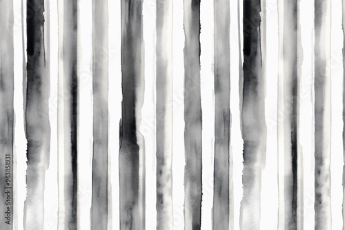 black and gray watercolor vertical stripes background wallpaper