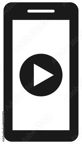 スマホの動画再生マーク
