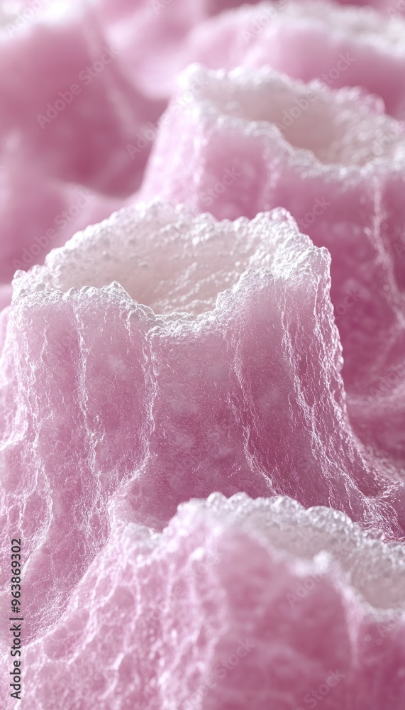 Close-up of Pink and White Textured Surface