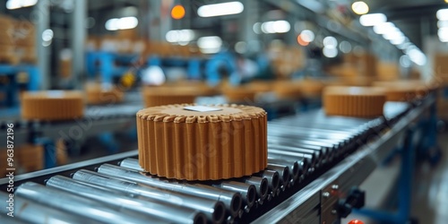 Technology-driven circular packaging process in a company photo