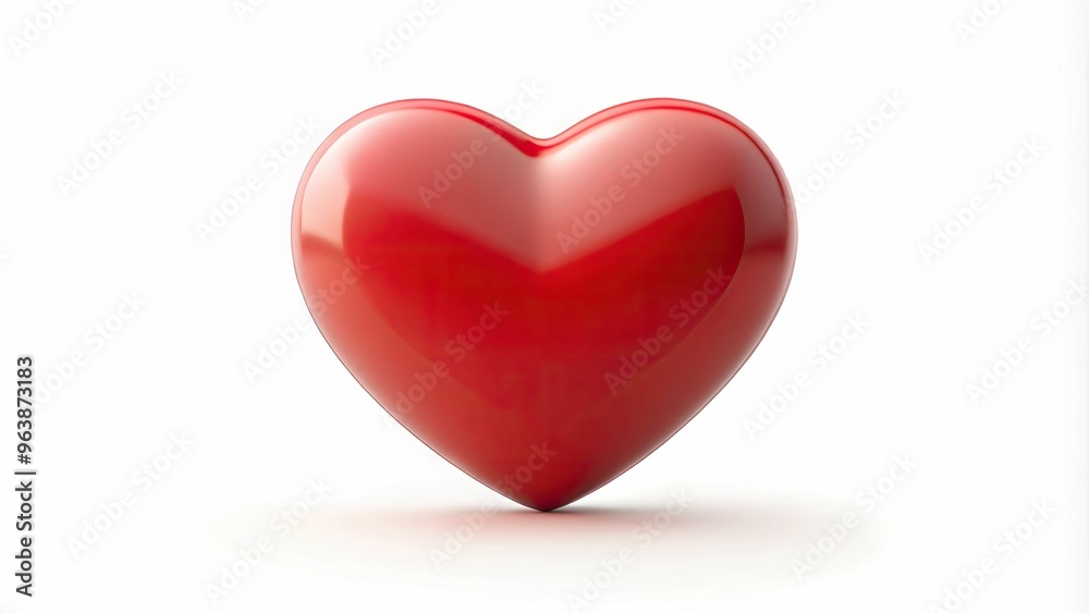 A stylized, minimalist heart emoji centered on a pure white background, with precise, sharp edges and a subtle, gentle shadow. A stylized, minimalist heart emoji centered on a pure white background, with precise, sharp edges and a subtle, gentle shadow.