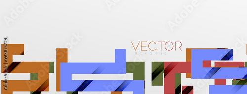 Color bend lines with shadow texture effect. Vector Illustration For Wallpaper, Banner, Background, Card, Book Illustration, landing page