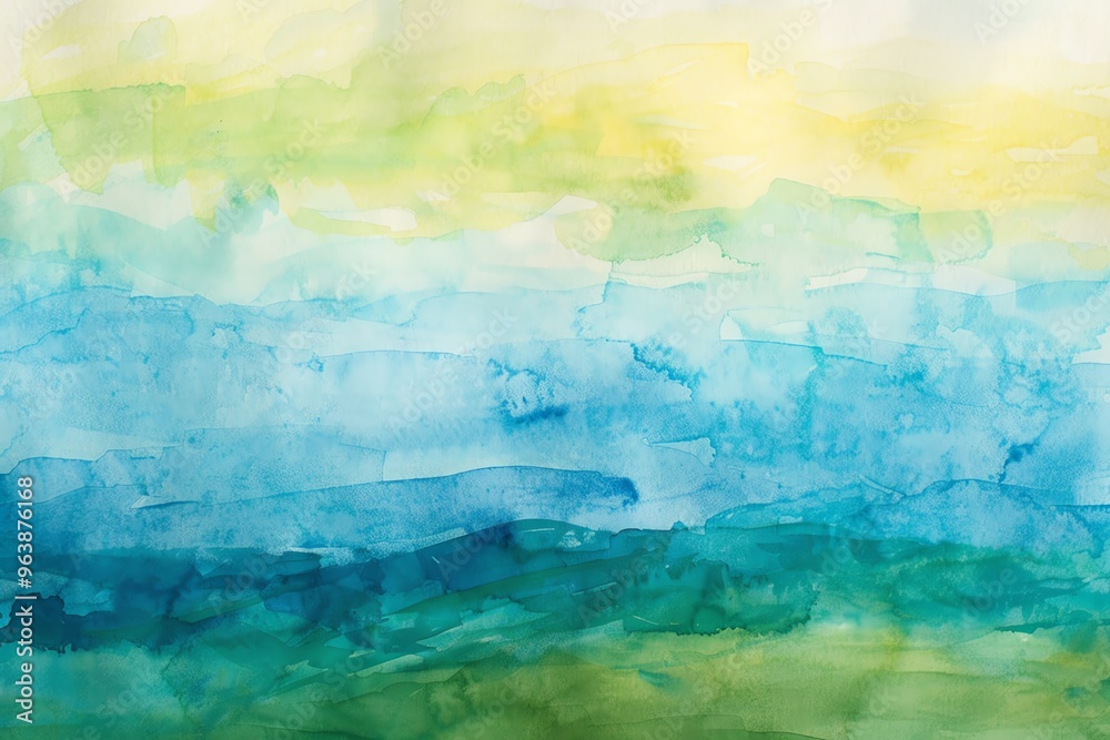 A vibrant watercolor background with soft hues of blue, green, and yellow, perfect for creative projects and designs. A vibrant watercolor background with soft hues of blue, green, and yellow, perfect for creative projects and designs.