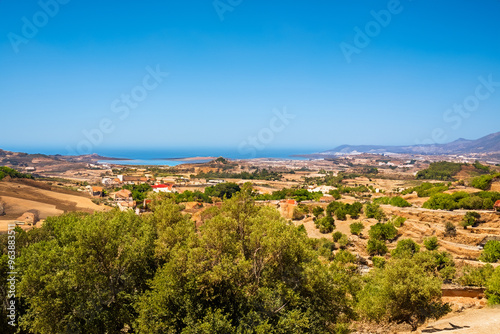 mediteranian landscape background