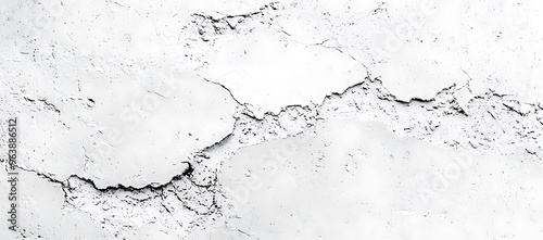 Cracked White Surface: Detailed Texture and Patterns