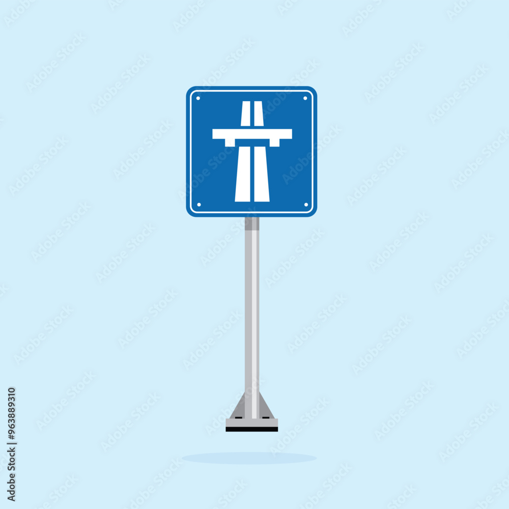 road sign icon, Begin traffic on blue checkered board. suitable for poster use and web icon road sign icon, Begin traffic on blue checkered board. suitable for poster use and web icon