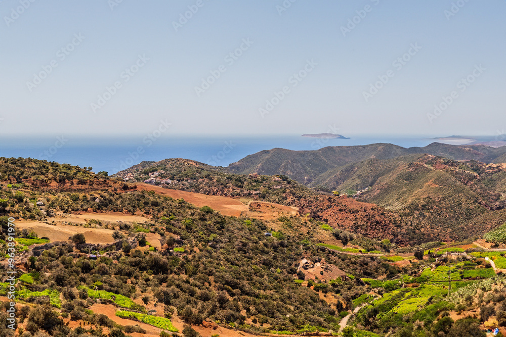 Fototapeta premium mediteranian landscape background