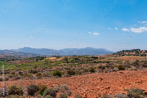 mediteranian landscape background