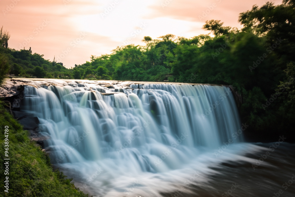Fototapeta premium waterfall landscape view