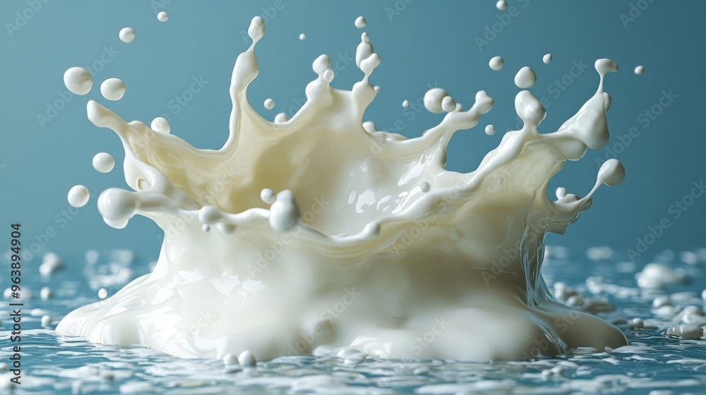 3d milk splash in the shape of a box isolate3d on blue backgroun3d white paint splashing liqui3d cubic clip art 3d milk splash in the shape of a box isolate3d on blue backgroun3d white paint splashing liqui3d cubic clip art