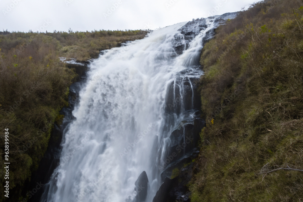 waterfall landscape view waterfall landscape view