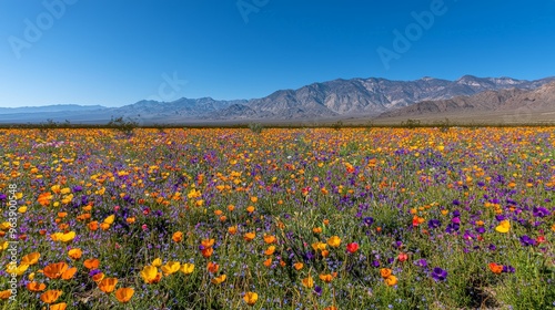 Super bloom in Death Valley