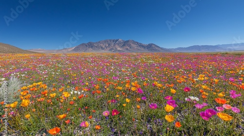 Super bloom in Death Valley