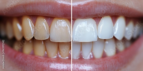 Before and After Teeth Whitening: A Clear Transformation of Dental Health photo