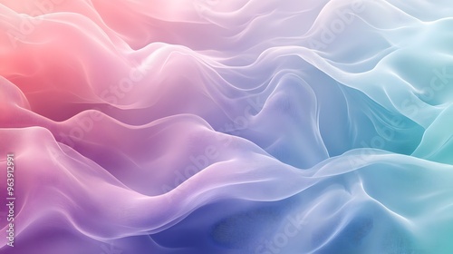 A Soothing Pastel Color-Themed Wallpaper Featuring a Delicate Design