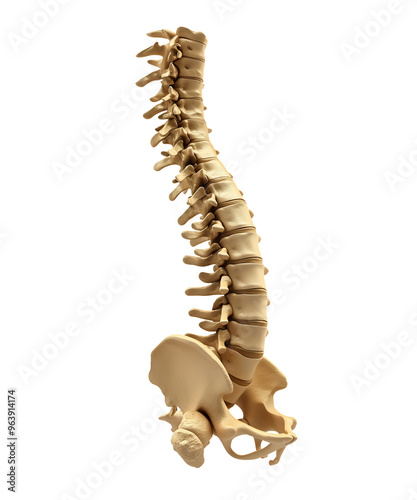 Human Spinal Column and Pelvis Anatomy