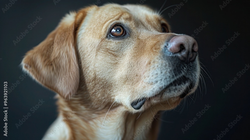 Thoughtful Dog Seeking Answers with a Question Mark: Seeking Advice as an Animal Thoughtful Dog Seeking Answers with a Question Mark: Seeking Advice as an Animal