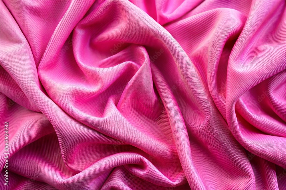 Vibrant crumpled pink fabric texture photography Vibrant crumpled pink fabric texture photography