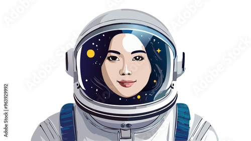 Astronouts pvector illustrations  style 5 photo