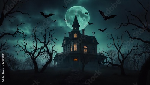 Fototapeta kuchenna halloween night scene