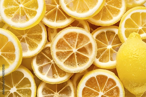 A tantalizing display of lemon and citrus-inspired candy slices