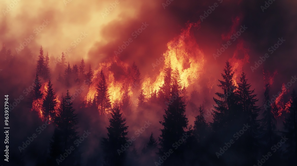 fire in the forest fire in the forest