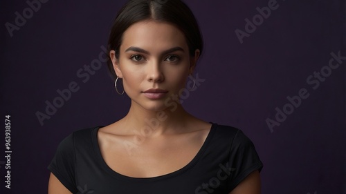 Female Model Mockup , female fashion model , women model ,women fashion model , flat color background ,beautiful models , transparent background,ai generated