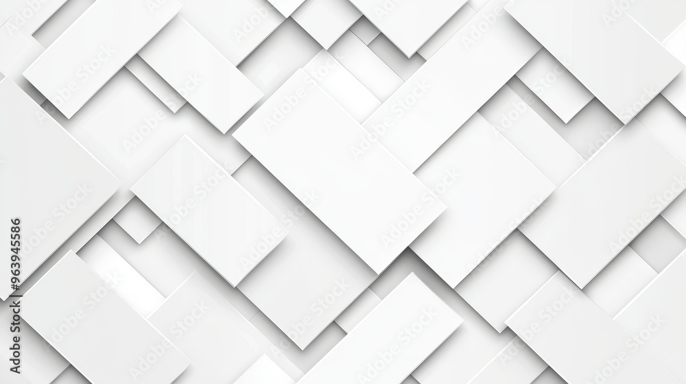 Abstract White Geometric Pattern Background Abstract White Geometric Pattern Background