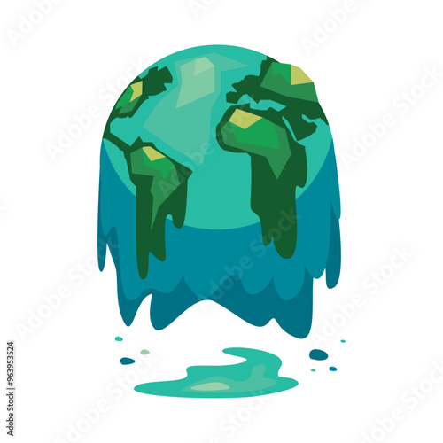 melting planet earth climate change