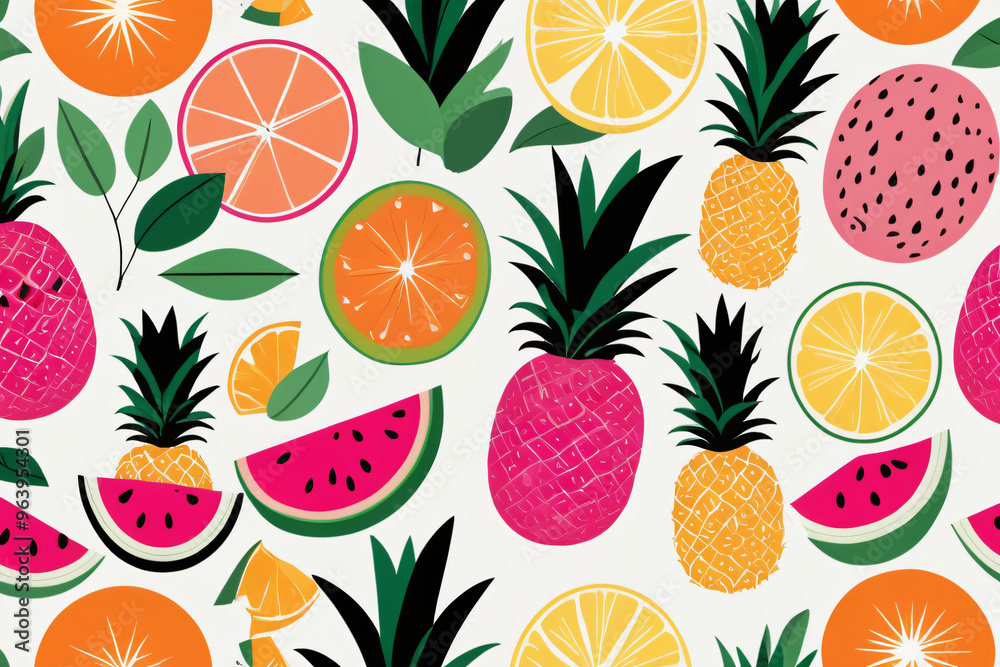 seamless pattern with fruits seamless pattern with fruits