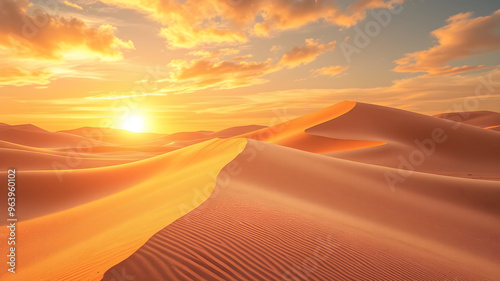 Golden Sands Abstract Background