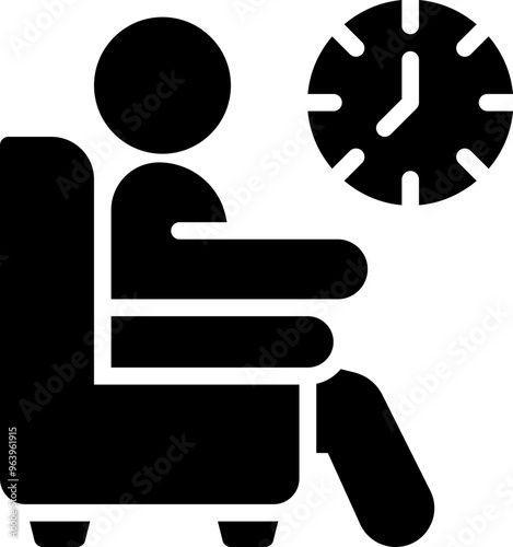 Waiting room icon