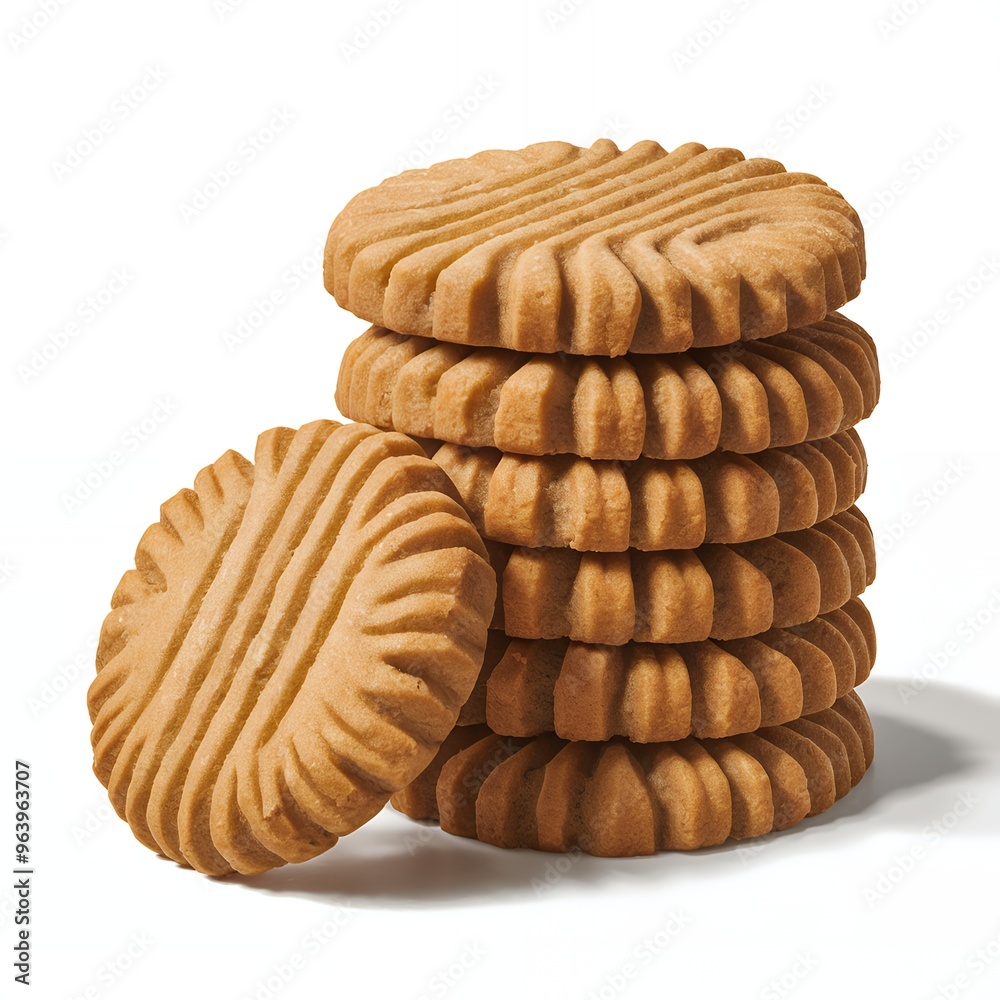 A stack of shortbread cookies, perfect for a sweet treat. A stack of shortbread cookies, perfect for a sweet treat.