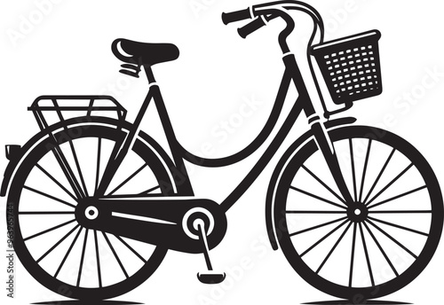 Cycle silhouette vector illustration isolated on a white background
