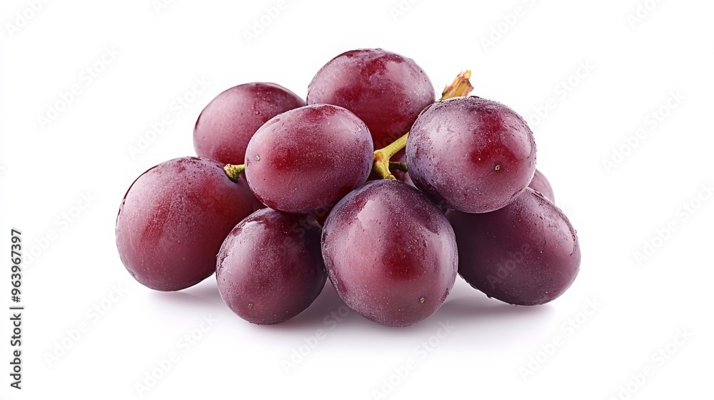 Isolated grapes on white Isolated grapes on white
