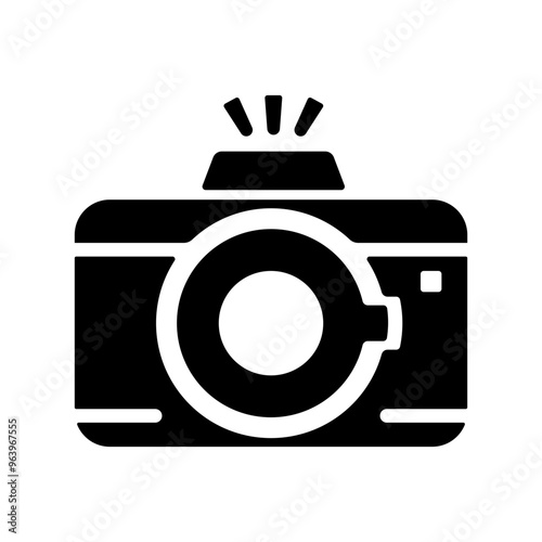 Camera Icon. Photo camera vector icon