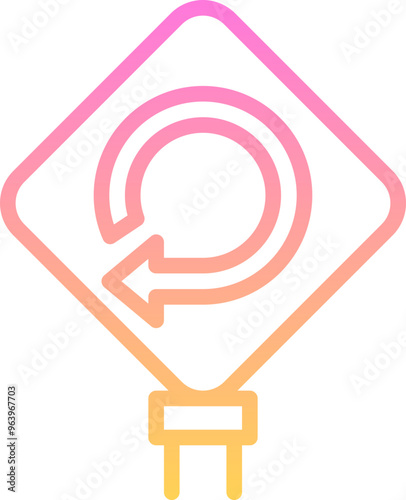 Turn around icon