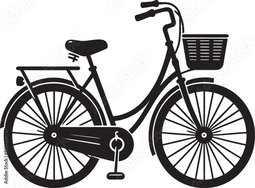 Cycle silhouette vector illustration isolated on a white background