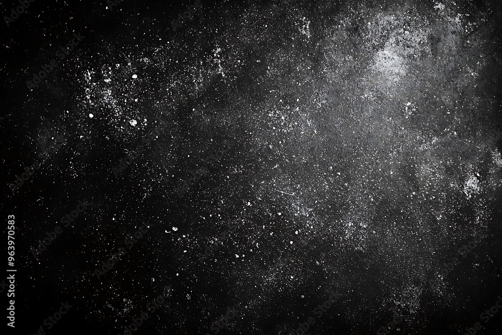 Obraz premium Cosmic Texture: An Abstract Dark Background with Stars and Dust
