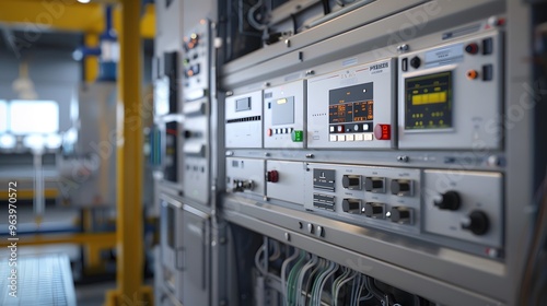 3D visualization of an industrial control system
