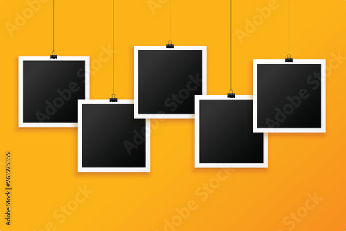 Photos Collage Frame Effect Mockups