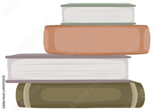 Hand-painted book illustrations