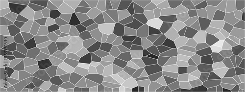 Seamless pattern mosaic marble pattern texture with seamless shapes. dark and light gray. colorful polygonal design pattern, which consist of triangles. glass background.